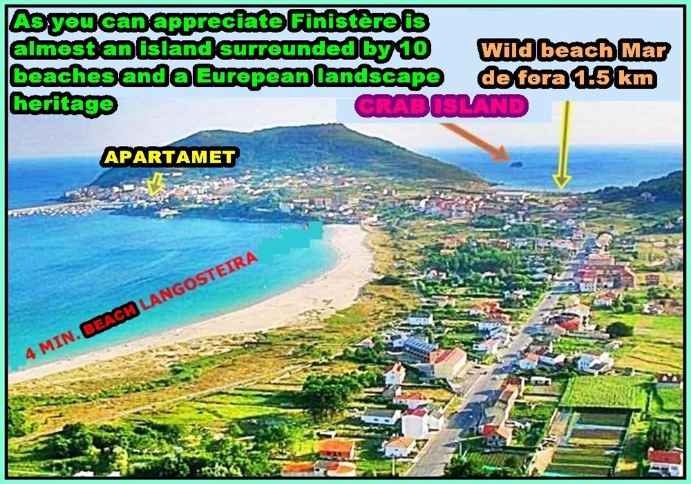 Apartamento Paseo Del Puerto Finisterre Eksteriør billede