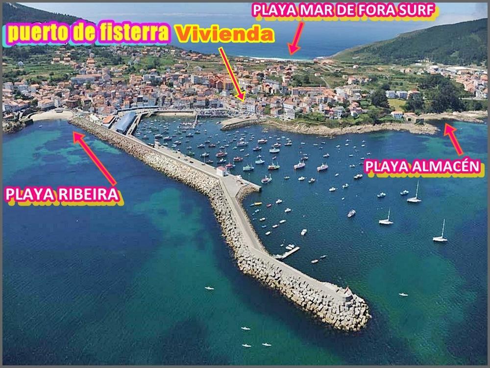 Apartamento Paseo Del Puerto Finisterre Eksteriør billede